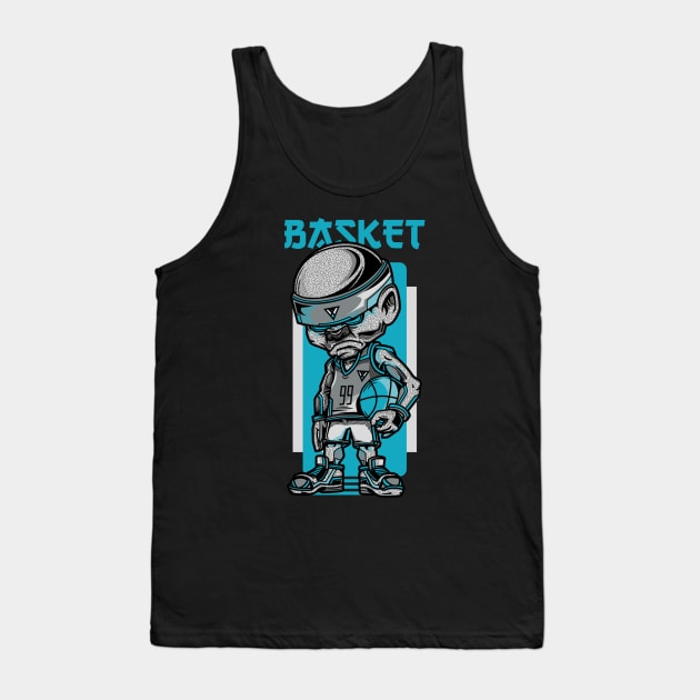 Street Basket / Urban Streetwear / Basketball / Basketball lover Tank Top by Redboy